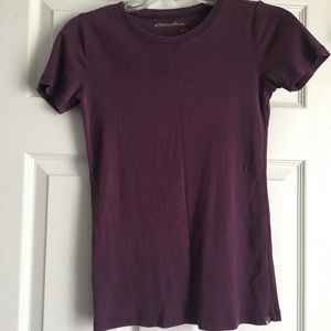 Eddie Bauer purple t-shirt